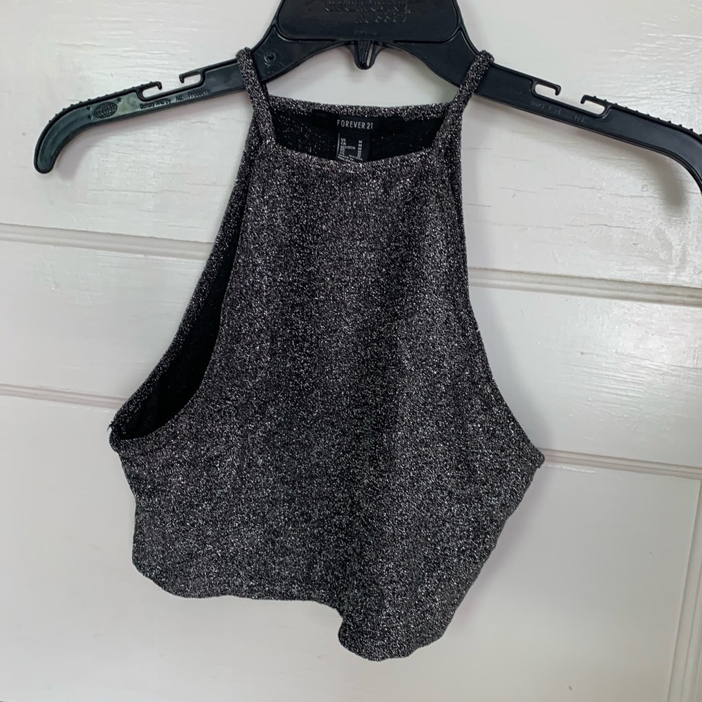 Forever 21 Shiny Highneck Tanks